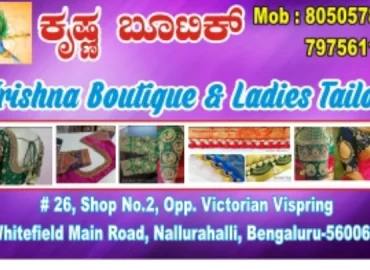 Krishna B And Ladies Tailor