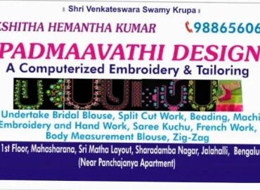 Padmaavathi Designer – Best Embroidery and tailoring